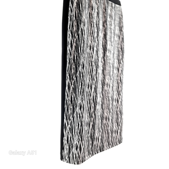 Large Vince Cumuto Maxi Black & White Skirt - Picture 1 of 16